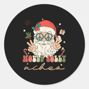 Adesivo Bonita Holly Christmas Jolly Vibes Hippie Papais n
