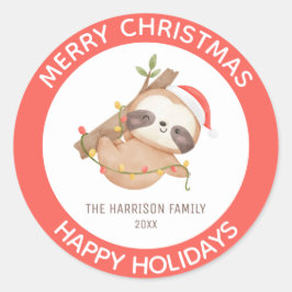Adesivo Bonita Lama com Natal Hat