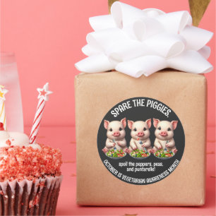 Adesivo Bonita pousa os pretos comendo saladas