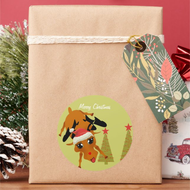 Adesivo Bonita Reindeer (Feriado)