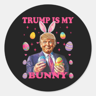 Adesivo Bonita Trump É Minha Felz pascoa De Ovos De Páscoa
