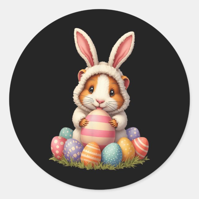 Adesivo Bonitão Páscoa Guiné Feliz Leste (Frente)