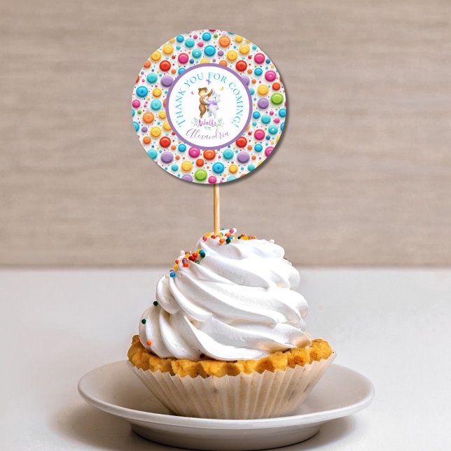 Adesivo Bonitas Bolinhas do arco-íris Waltz (Criador carregado)