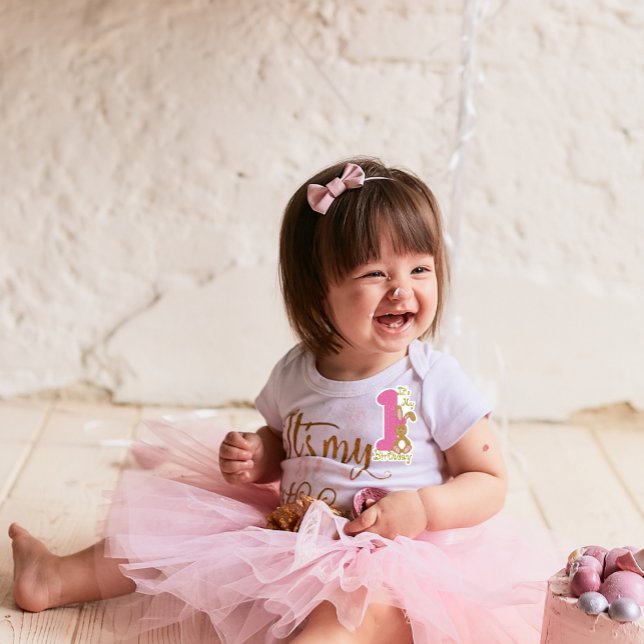 Adesivo Bonitinha do Primeiro aniversário (Criador carregado)