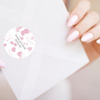 Adesivo Bonito Amor Cardíaco Personalizado Vinheta de Casa