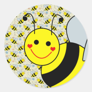 Adesivo Bonito Bumble a abelha