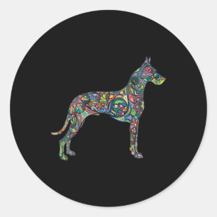 Adesivo Bonito Cachorro Totem Tatuagem Arte Hoodie