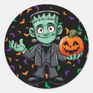 Adesivo Bonito, caricatura do monstro do Frankenstein