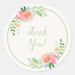 Adesivo Bonito Cor De Água Floral Rosa Cor De Laranja Ros