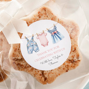 Adesivo Bonito Denim Blue Jean Girl Obrigado