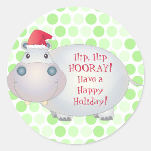 Adesivo Bonito Hippo Hippopotamus Stickers