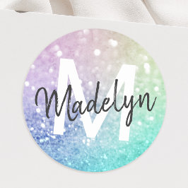 Adesivo Bonito Holographic Glitter Girly Glamorosa