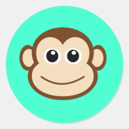 Adesivo Bonito Macaco-Bebê