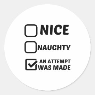 ADESIVO BONITO NAUGHTY FOI FEITA UMA TENTATIVA