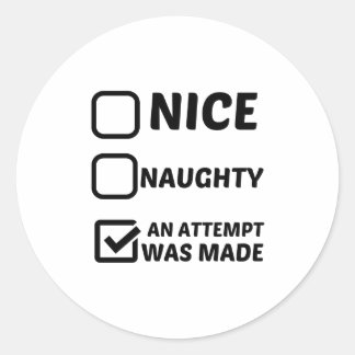 ADESIVO BONITO NAUGHTY FOI FEITA UMA TENTATIVA