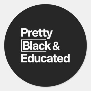 Adesivo Bonito negra educada História negra Menina Afr
