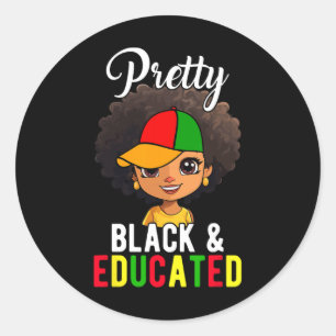 Adesivo Bonito Negro E Educado Junete Africano-Americano