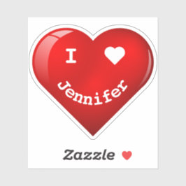 Adesivo Bonito personalizado I Heart Happy Face Heart Hear