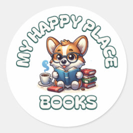 Adesivo Bonito presente para aqueles que amam livros e lei