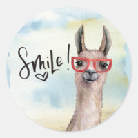 Bonito Sorriso Engraçado Llama