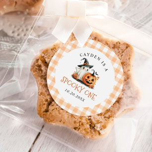 Adesivo Bonito Spooky Um primeiro aniversario Fantasma do 