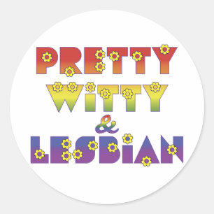Adesivo Bonito Witty Lesbian