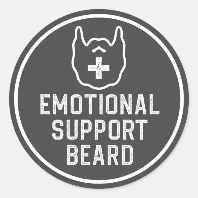 Adesivo Bonitos Homens Apoiando Emocional Oferta de Piada  (Frente)