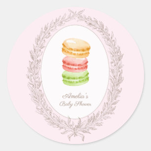 Adesivo Bonjour Bebe French Patisserie Macaroons