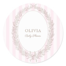 Bonjour Bebe French Patisserie Pink Stripe