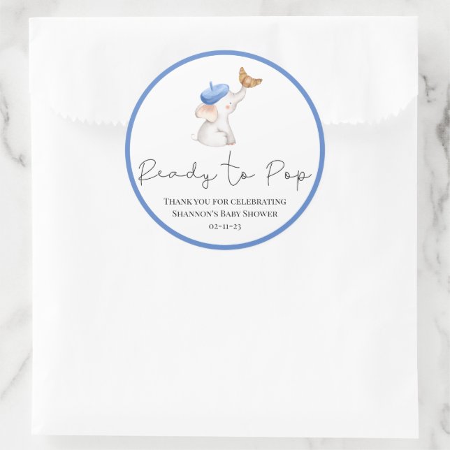 Adesivo Bonjour Bebe - Garota Romântica - Chá de fraldas C (Bolsa)