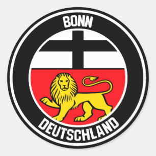 Adesivo Bonn Round Emblem