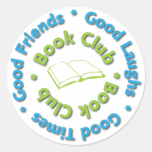 Adesivo bons amigos do clube de leitura