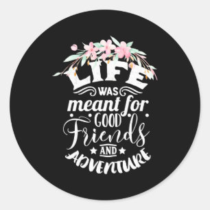 Adesivo Bons Amigos E Aventura