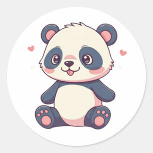 Adesivo Bons desenhos animados, baby panda design