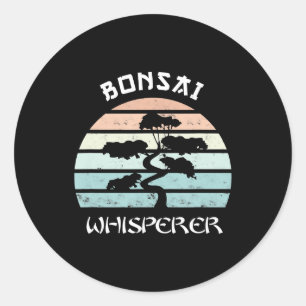 Adesivo Bonsai Whisperer - Presente de Plantação da Bandej