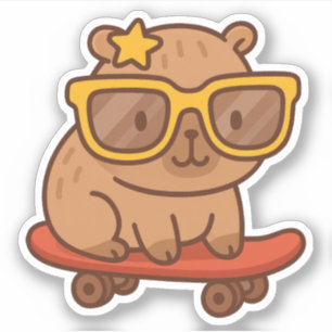 Adesivo Bonte Capybara Vinyl Stickers