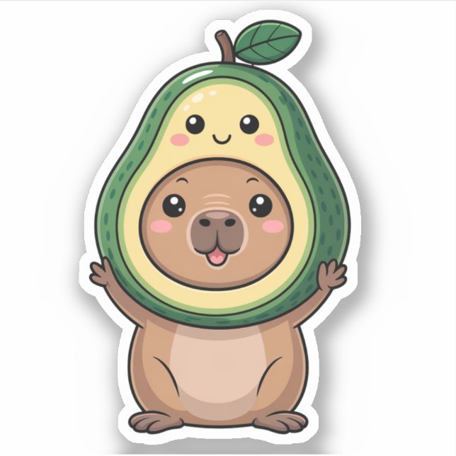 Adesivo Bonte Capybara Vinyl Stickers (Frente)