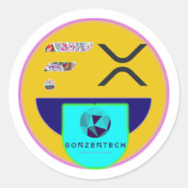 Adesivo Bonzentech FLR XRP Cripto Face Sticker!