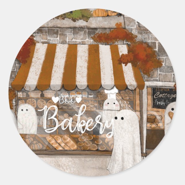 Adesivo Boo Bakery (Frente)