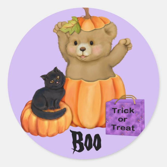 Adesivo Boo Bear Stickers (Frente)