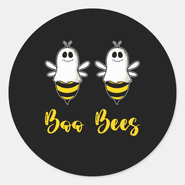 Adesivo Boo Beez Bee Halloween Bee (Frente)