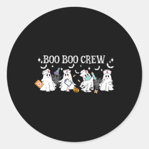 Adesivo Boo Boo Crew Nurse Ghost Dia de as Bruxas engraçad