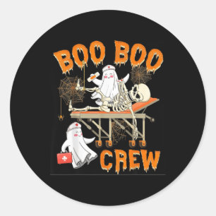 Adesivo Boo Boo Skeleton Crew Enfermeira Engraçada Fantasm