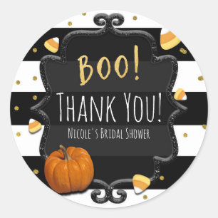 Adesivo Boo! Candy Corn Halloween Party Stickers