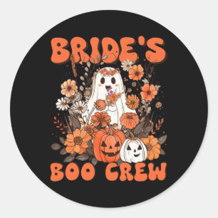Adesivo Boo Crew Floral Ghost Chelorette Casamento H