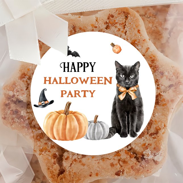 Adesivo Boo Cute Ghost Halloween Party (Criador carregado)