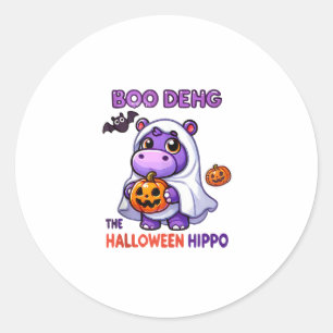 Adesivo Boo Deng O Halloween Hippo Cute Bouncy Pig Costu