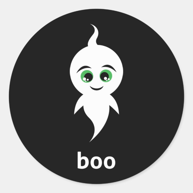 Adesivo Boo do Fantasma (Frente)