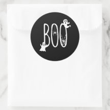 BOO Fantasma de Halloween Tema Assustador & Aranha