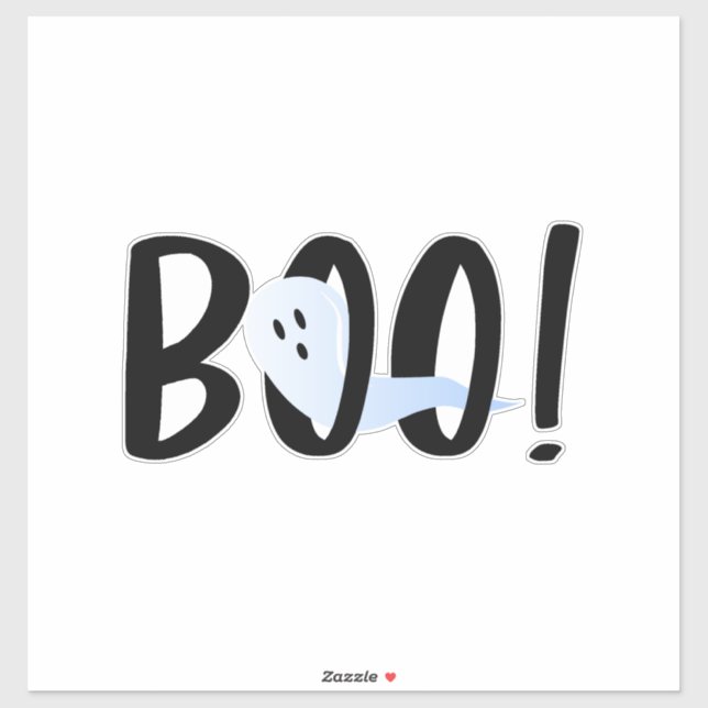 Adesivo Boo! Halloween Iridescent Ghost (Folha)